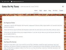 Tablet Screenshot of gottadomytaxes.com